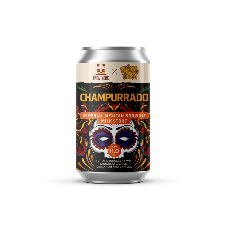 Brew York Champurrado - Imperial Mexican Brownie Milk Stout 11.0% 330ml