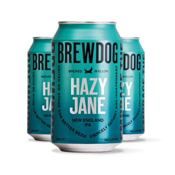 Brewdog Hazy Jane IPA 4 Pack - Smooth. Fruity. Juicy. 5% 330ml x 4