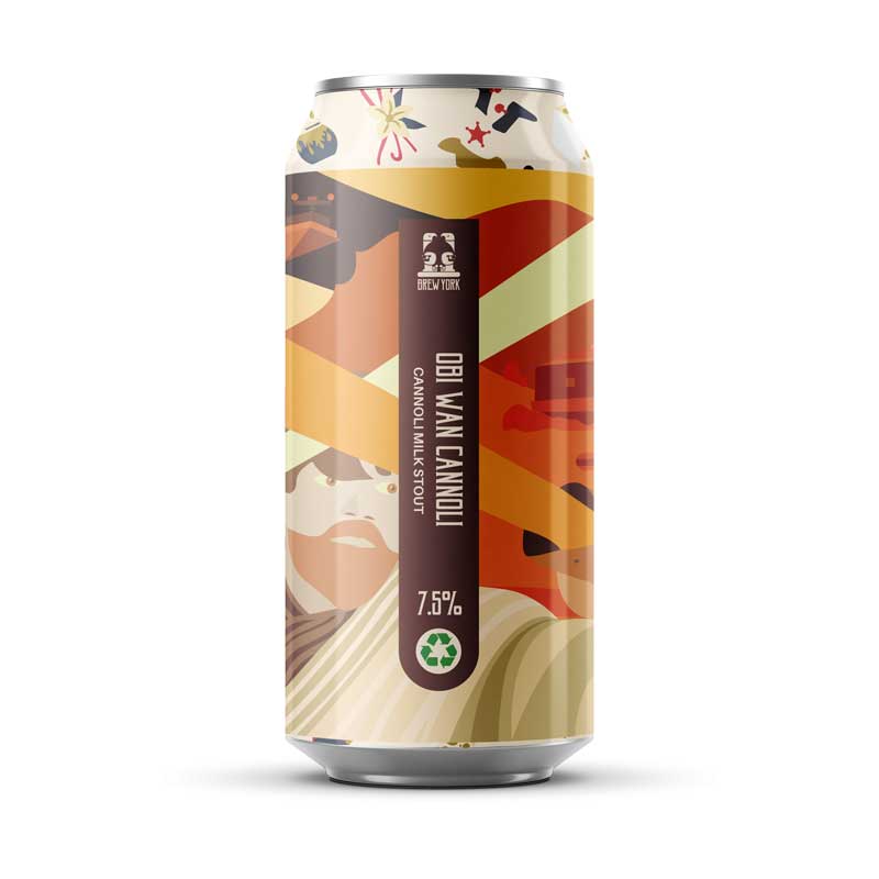 Brew York Obi Wan Cannoli - Milk Stout 7.5% 440ml