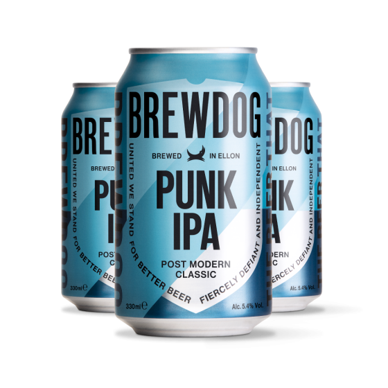 Brewdog Punk IPA - Bold, Hoppy, Tropical 5.4% 330ml x 4