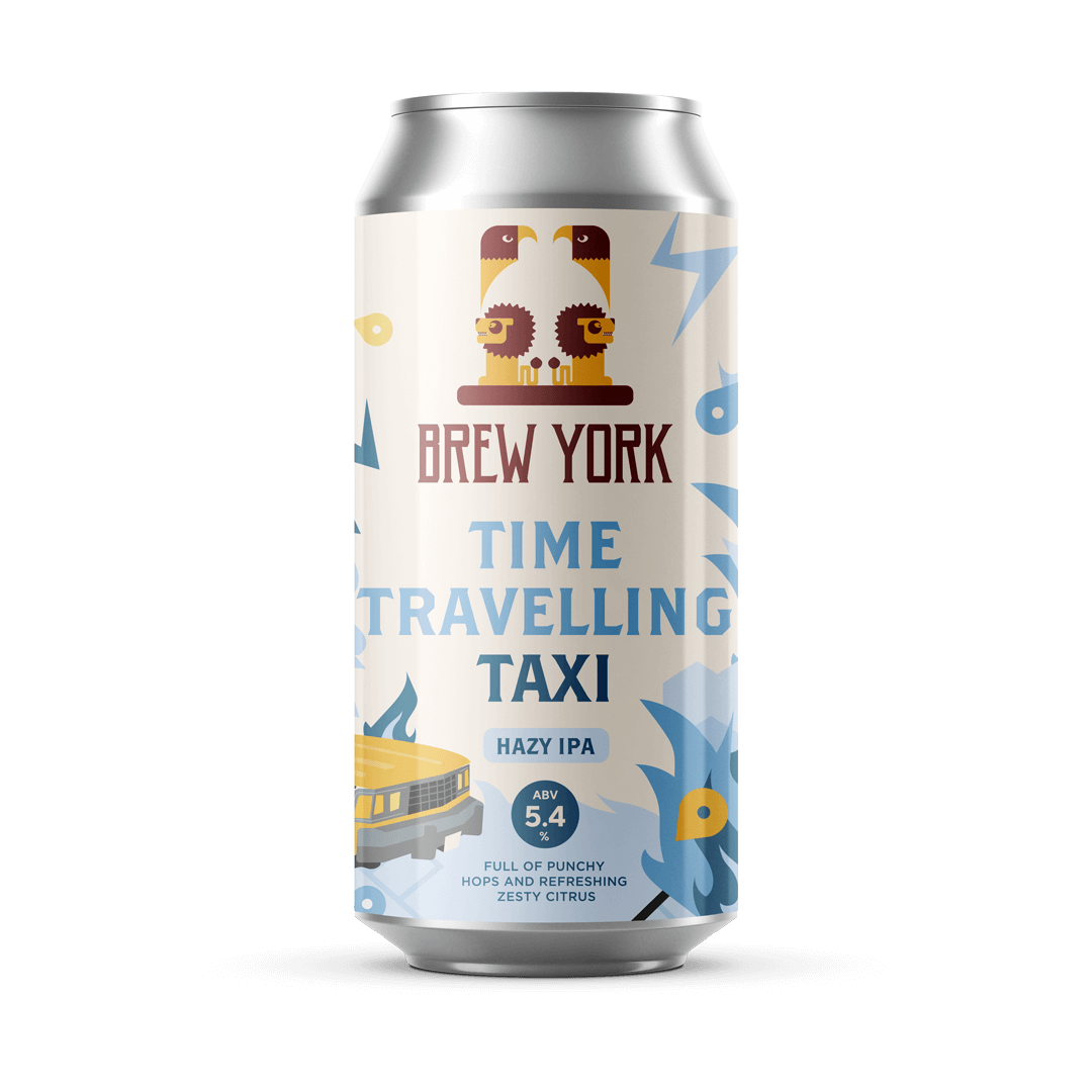 Brew York Time Travelling Taxi - DDH Pale 5.4% 440ml