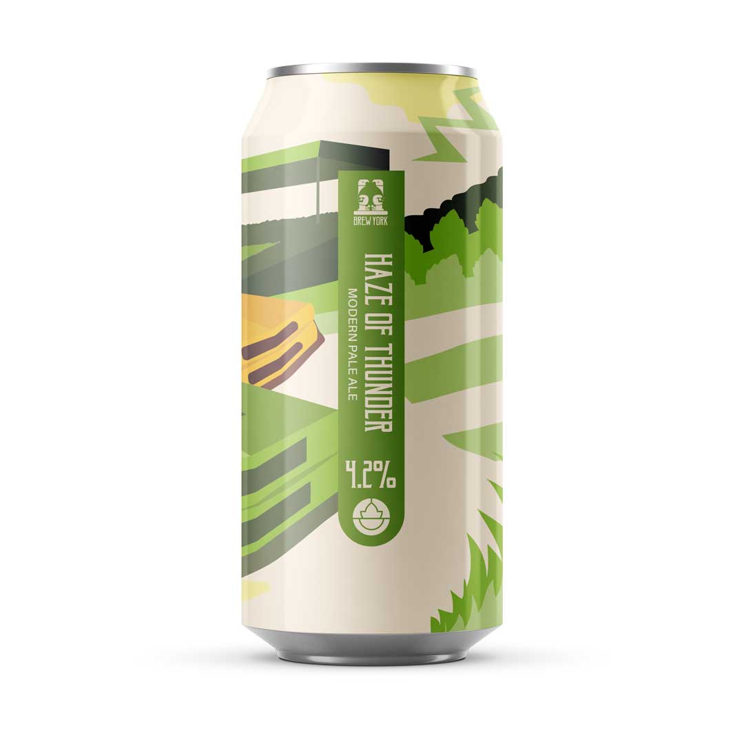 Brew York Haze of Thunder - Modern Pale Ale 4.2% 440ml