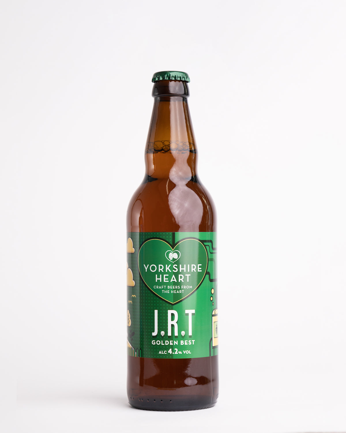 Yorkshire Heart JRT - Golden Best Bitter 4.2% 500ml