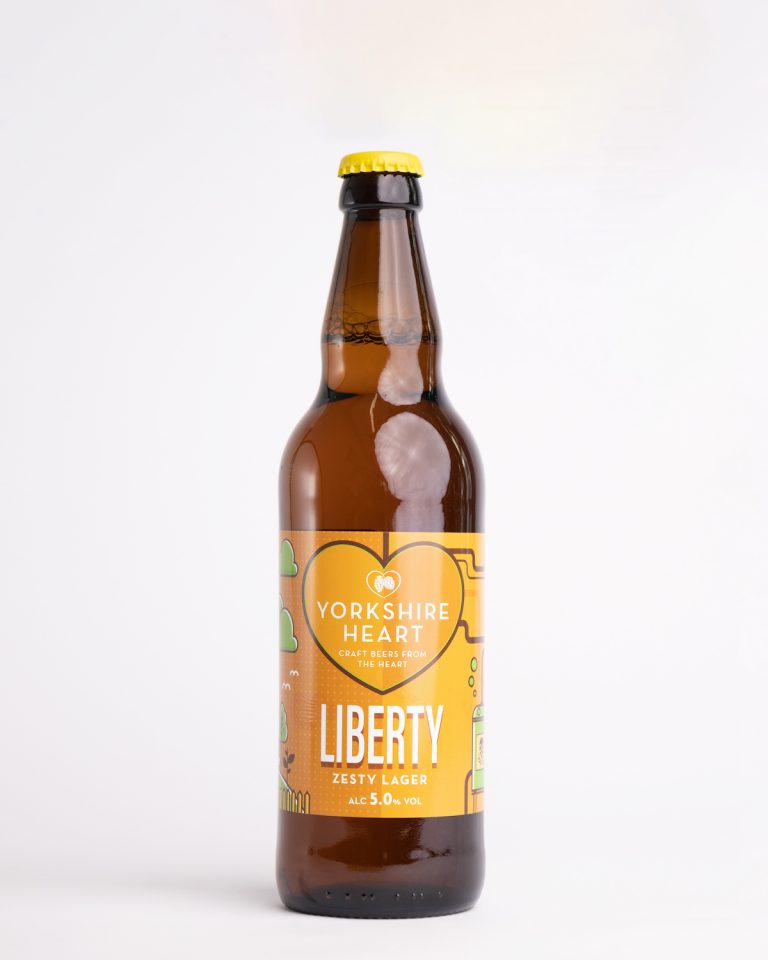 Yorkshire Heart Liberty Lager - Lager 5.0% 500ml