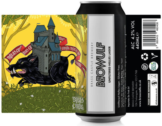 Brass Castle Beowulf - Helles Lager 4.2% 440ml