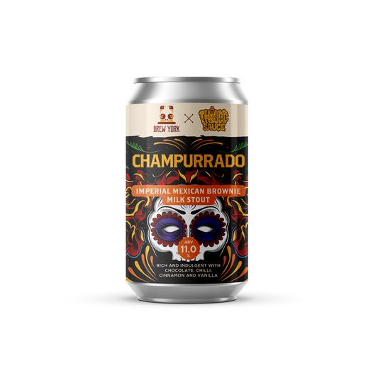 Brew York Champurrado - 11% Imperial Mexican Brownie Milk Stout 330ml