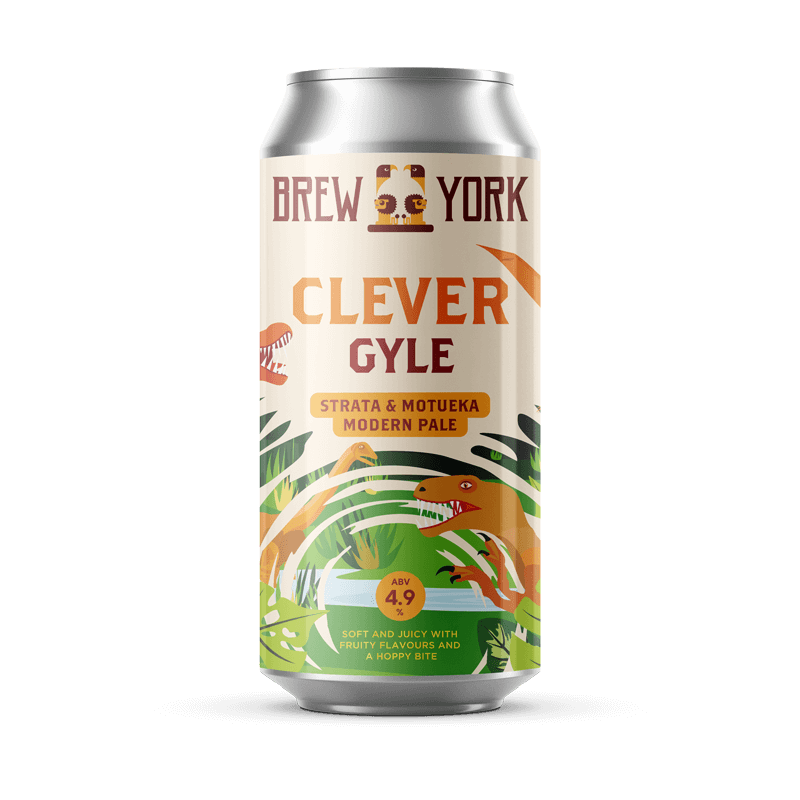 Brew York Clever Gyle - Strata & Motueka Modern Pale 4.9% 440ml