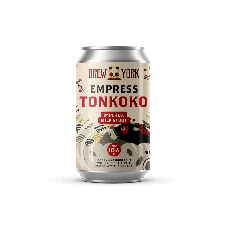 Brew York Empress Tonkoko 2024 - Tonka Bean, Vanilla, Coconut & Cacao Imperial Milk Stout 10.6% 330ml
