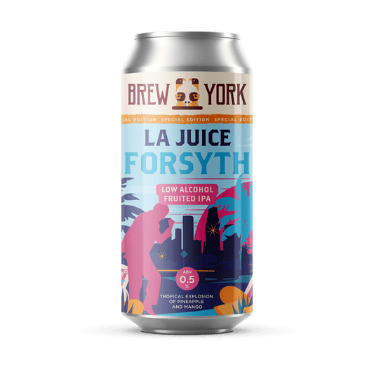 Brew York LA Juice Forsyth - Low Alcohol Fruited IPA 0.5% 440ml