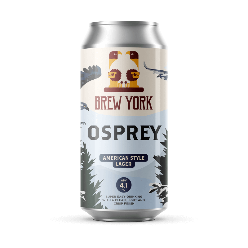 Brew York Osprey - Lager 4.1% 440ml