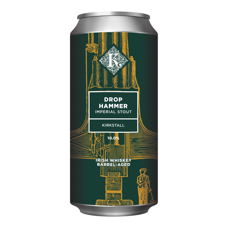 Kirkstall Brewery Drop Hammer Irish Whiskey - BA Imperial Stout 10% 440ml