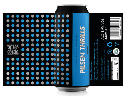 Brass Castle Pilsen Thrills (GF V) - Pilsner 3.9% 440ml